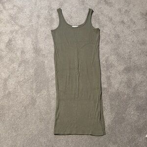 Carly Jean Los Angeles Olive Midi Dress